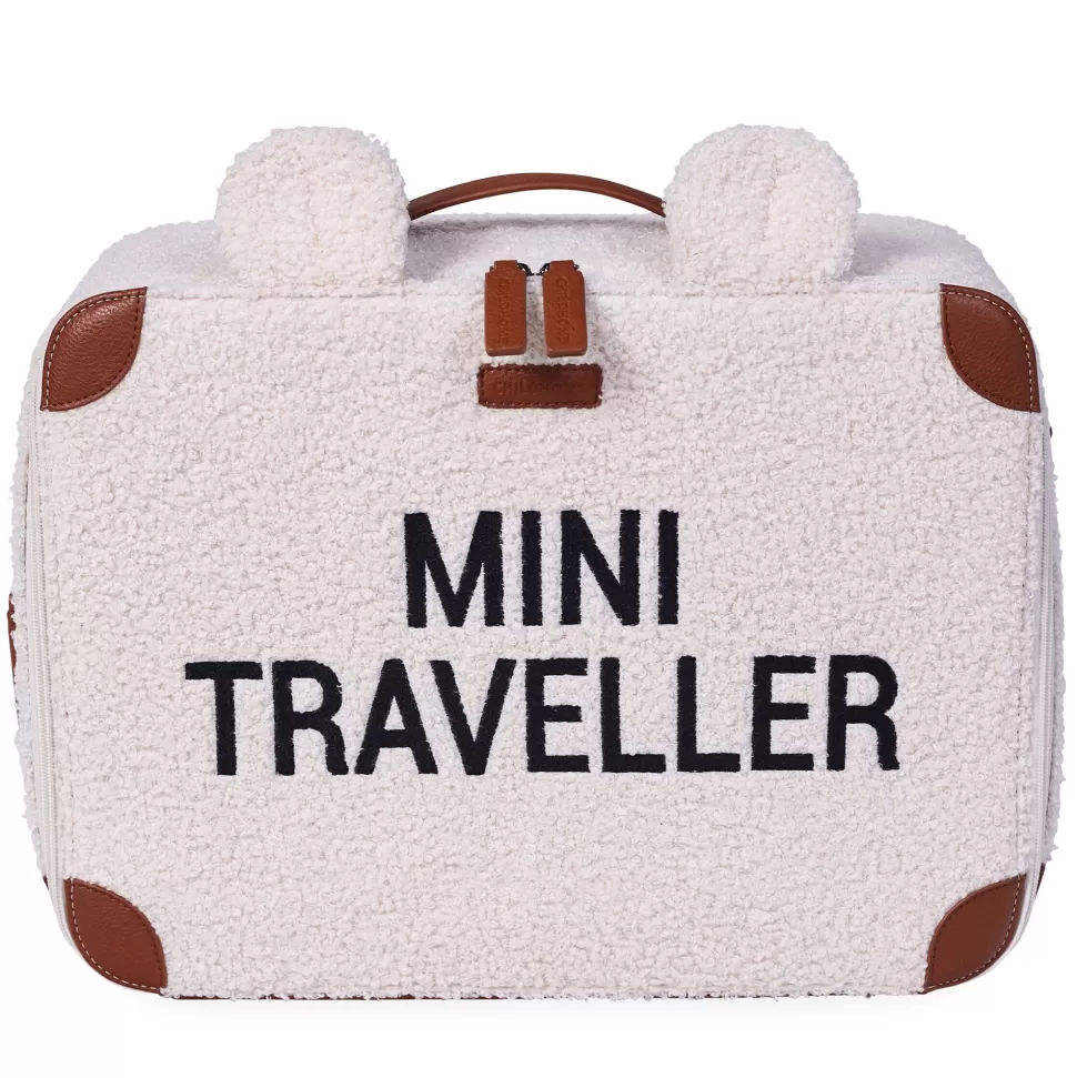 Enfant Childhome Bagagerie Enfant>Valise Mini Traveller - Teddy Ecru
