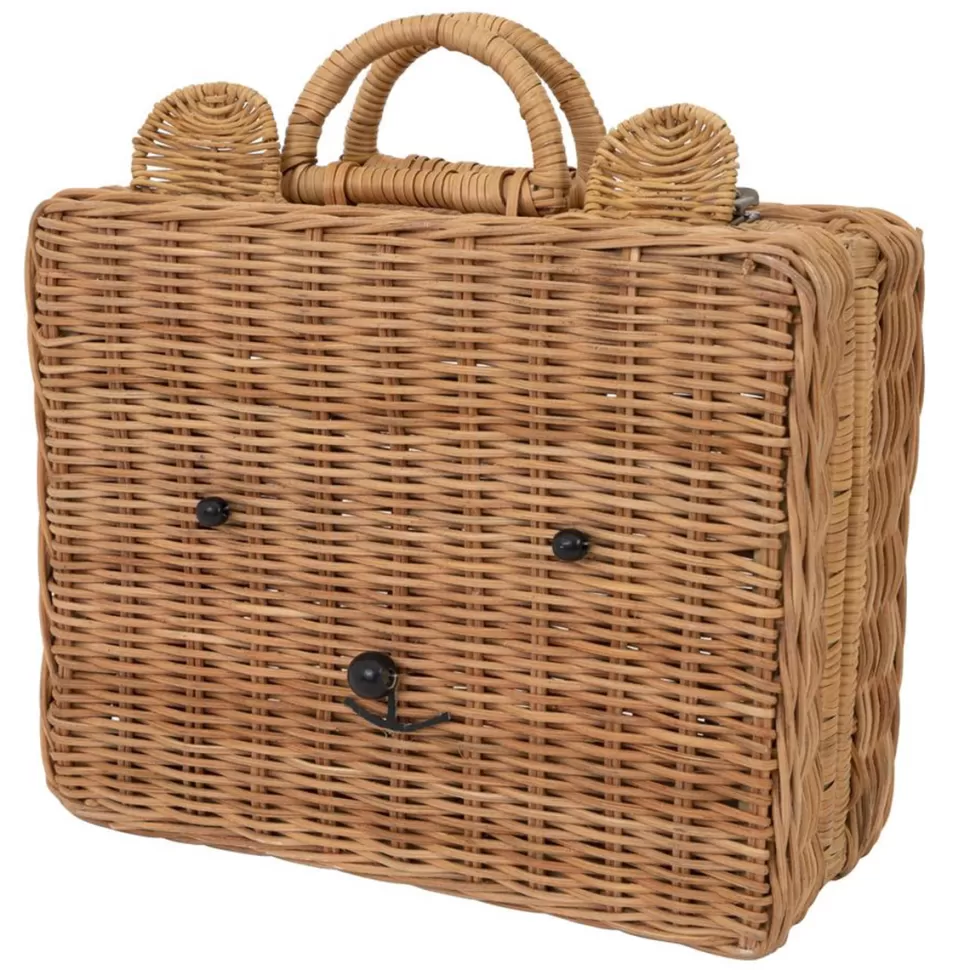 Enfant Meri Meri Bagagerie Enfant>Valise Ours en Rotin