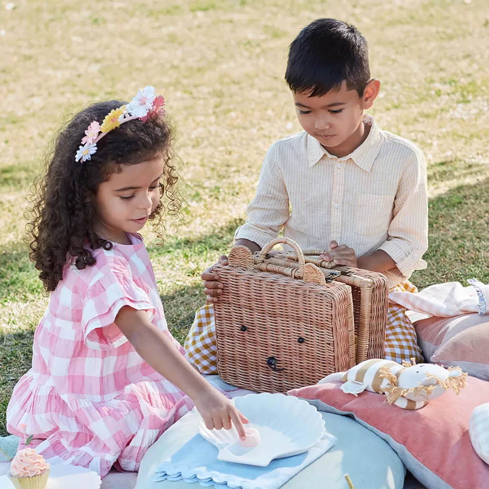 Enfant Meri Meri Bagagerie Enfant>Valise Ours en Rotin