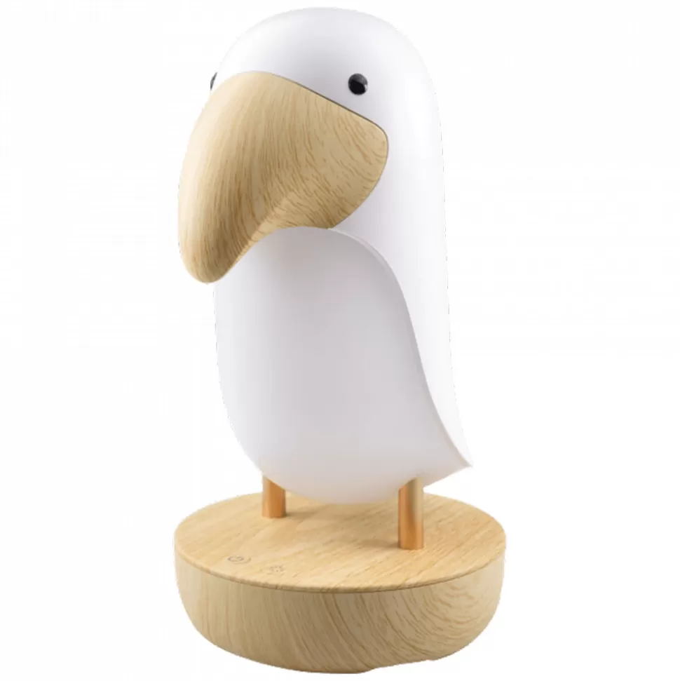 mary's Veilleuse & Luminaire>Veilleuse LED Enceinte Bluetooth - Toucan Blanc