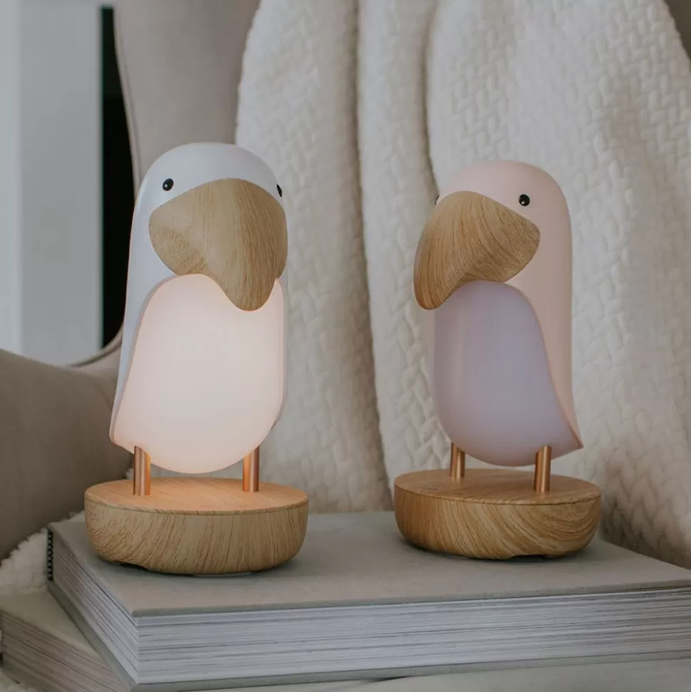 mary's Veilleuse & Luminaire>Veilleuse LED Enceinte Bluetooth - Toucan Blanc