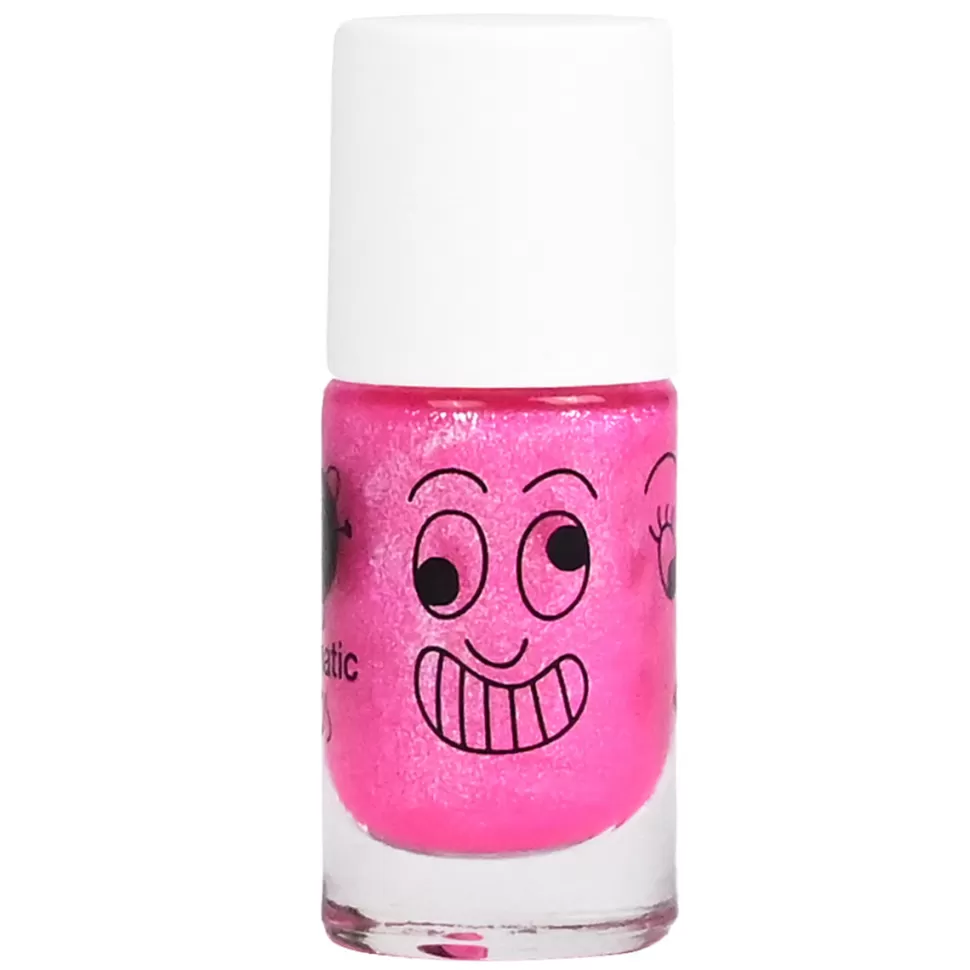 Nailmatic Déguisement & Maquillage>Vernis à Ongles Biosourcé - Rose Fluo Pailleté