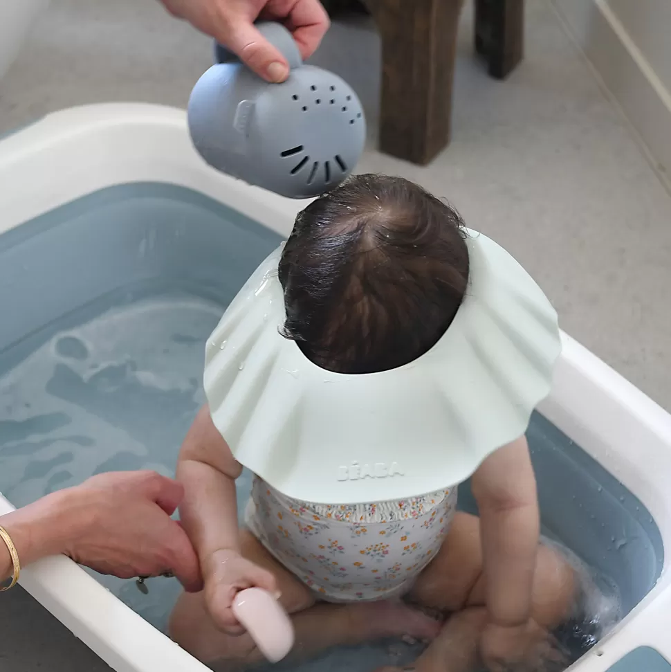 BÉABA Baignoire>Visière de Bain Silicone - Vert de Gris