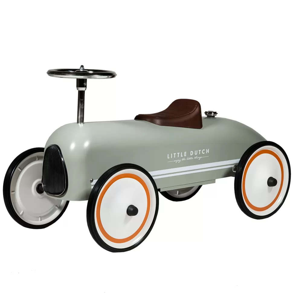 Little Dutch Trotteur & Porteur>Voiture Retro Roller Wild Flowers - Olive